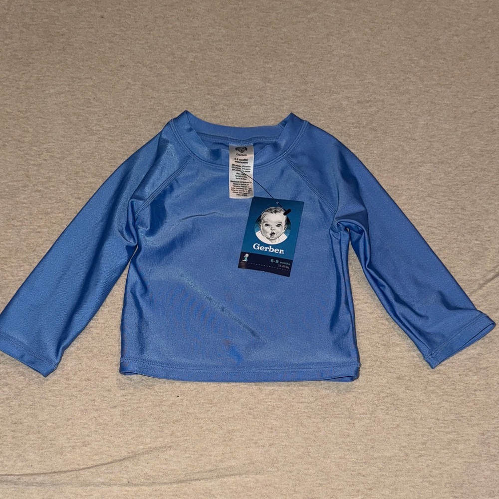 Gerber Baby Shirt in Sky Blue